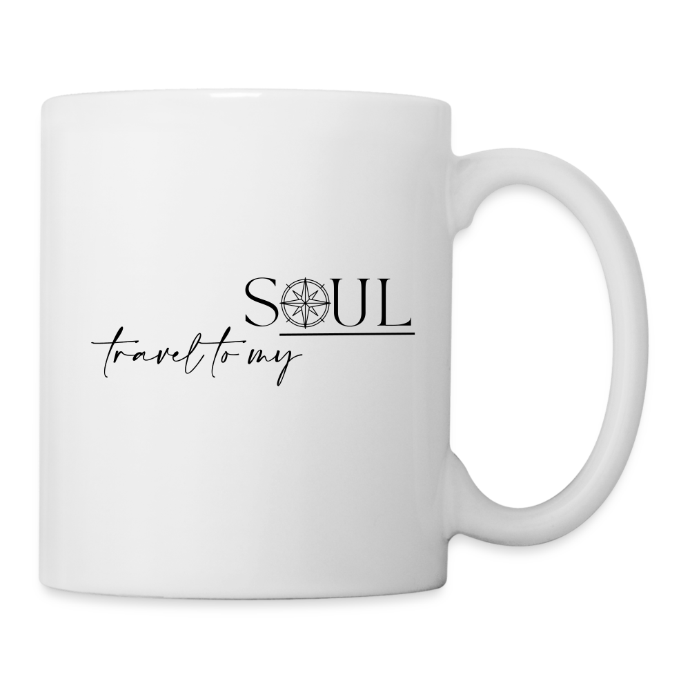 Tasse "travel to my soul" - Weiß