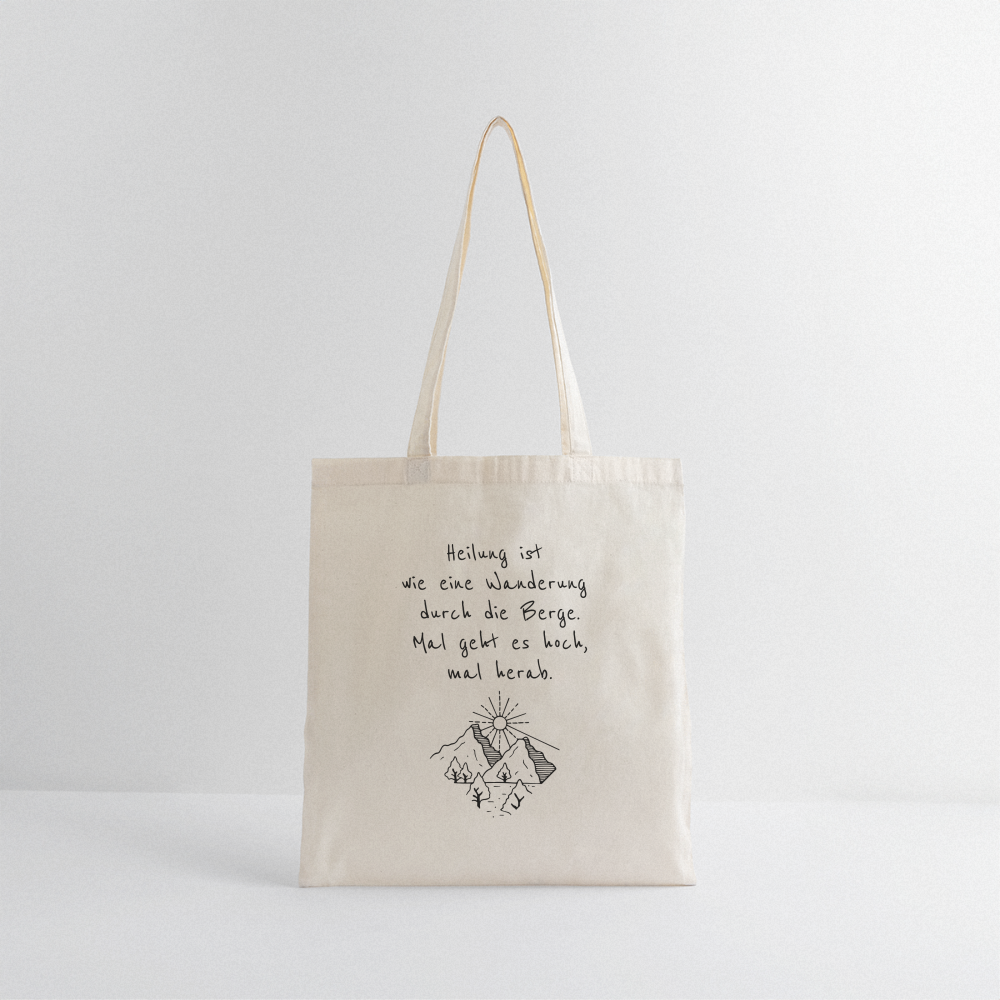 Stofftasche "Heilung ist eine Wanderung" - Natur