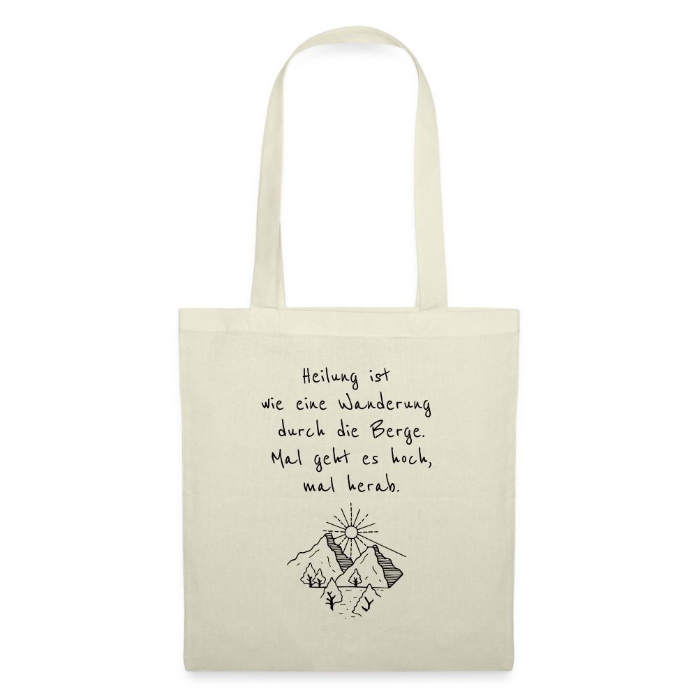Stofftasche "Heilung ist eine Wanderung" - Natur