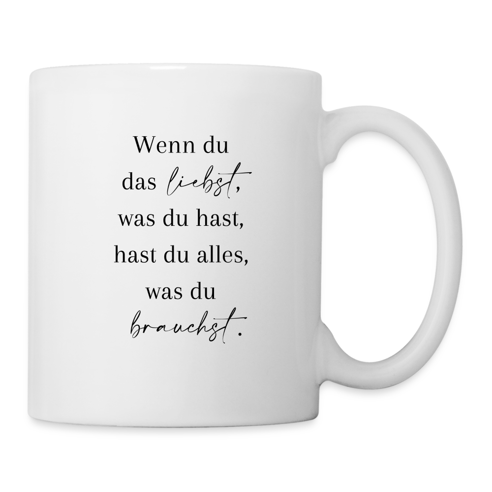 Tasse - Weiß