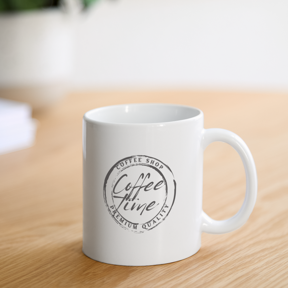 Tasse "Coffee time" - Weiß