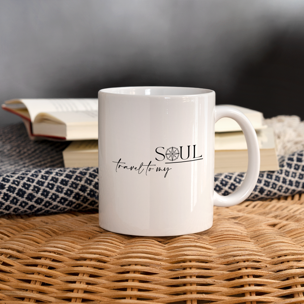 Tasse "travel to my soul" - Weiß